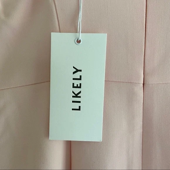 NEW Likely Bartolli Off Shoulder Pink Gown Dress - Picture 8 of 9